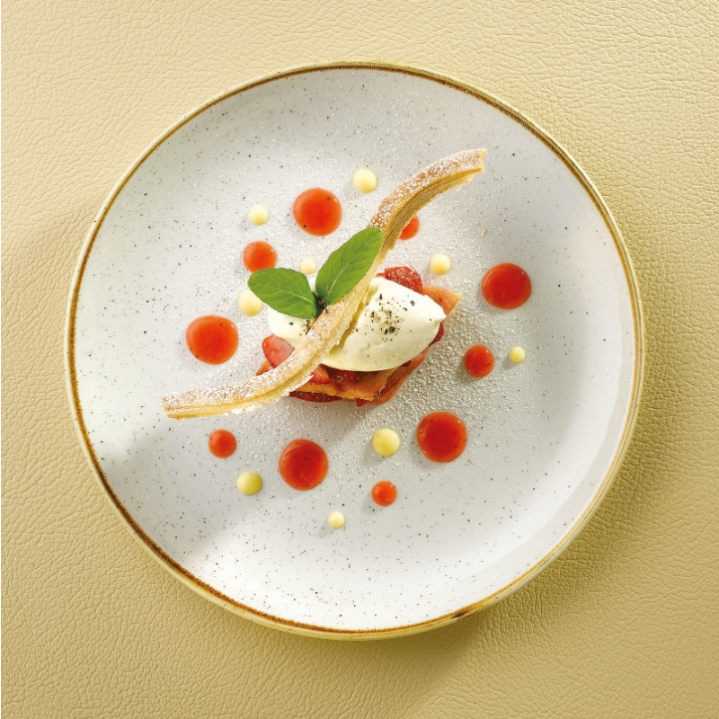 Churchill Stonecast Barley White Coupe Plate 