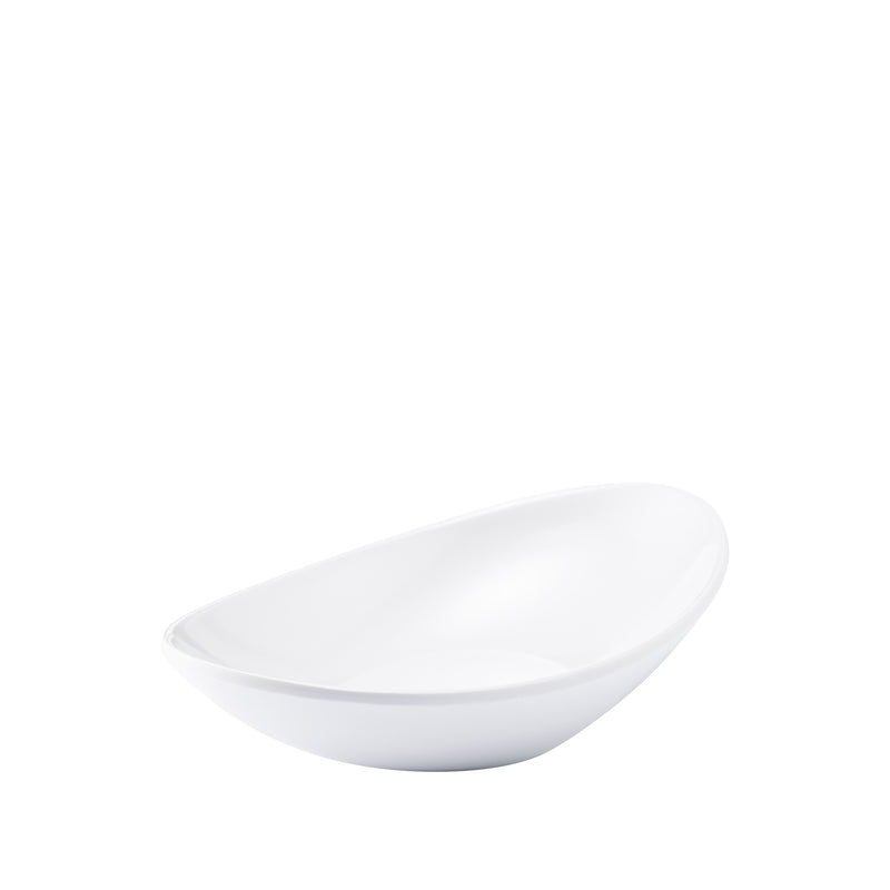 Oval Melamine Dish 60ml - White