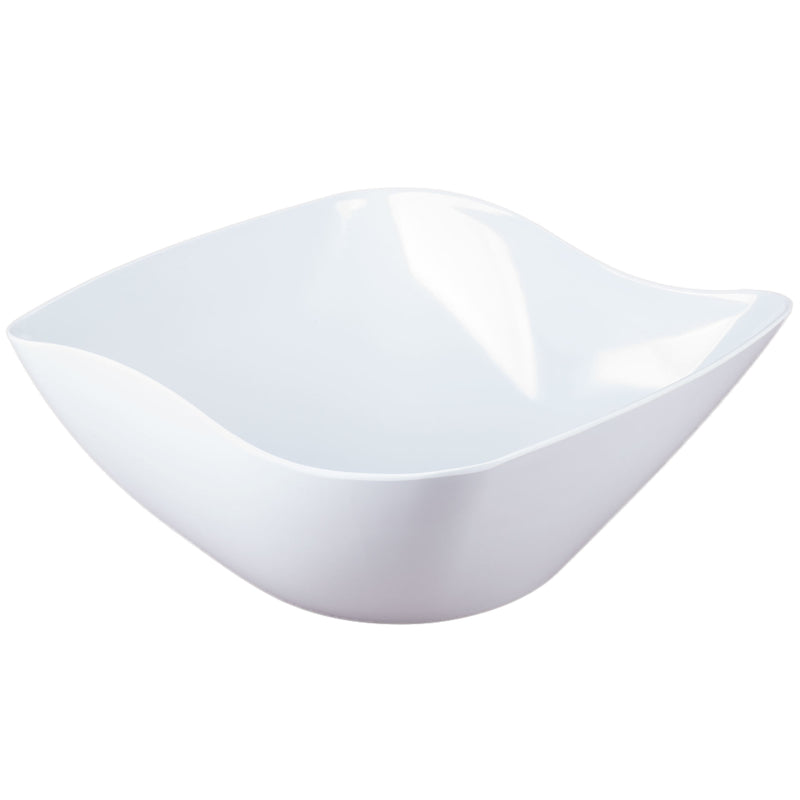 Square Melamine Display Bowl 38cm - White