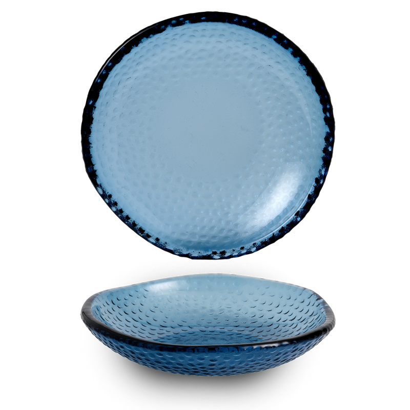 Isla Organic Glass Blue Bowl 17cm