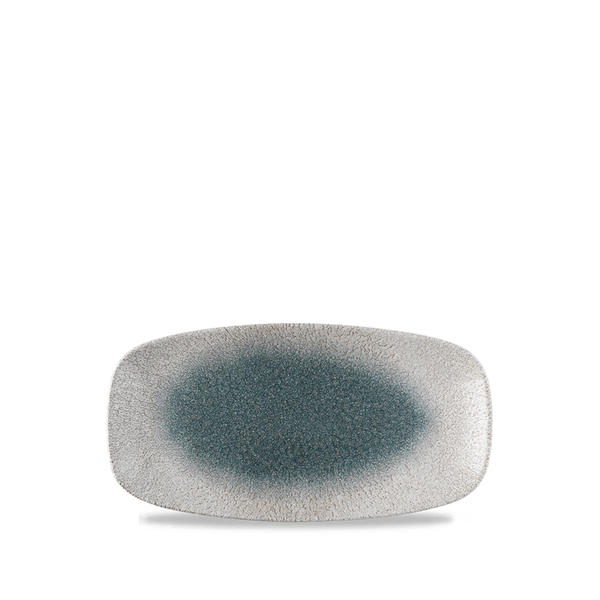 Studio Prints Raku Duo Agate-Topaz Chefs’ Oblong Plates No.3 298 x 153mm