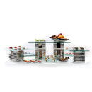 Squareline Buffet stand 13.5cm - Stainless Steel Bright