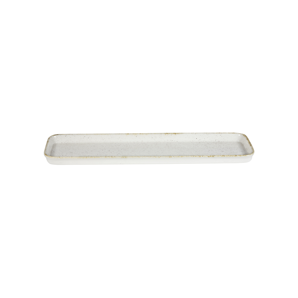Stonecast Barley White GN 2/4 Flat Tray – 53 x 15 x 2.5cm