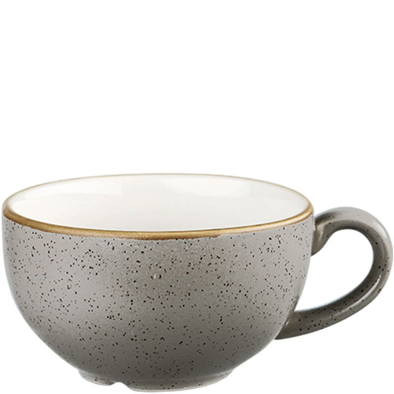 Stonecast Peppercorn Grey Cappuccino Cup 227ml