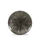 Studio Prints Stone Quartz Black Coupe Plate 26cm