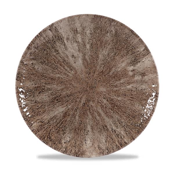 Studio Prints Stone Zircon Brown Coupe Plate 28.8 cm