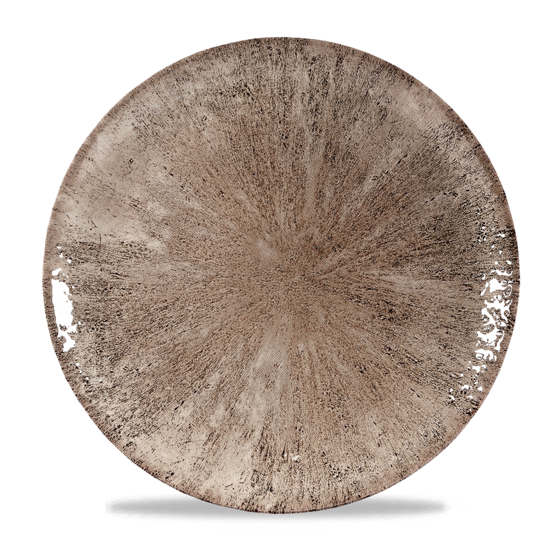 Studio Prints Stone Zircon Brown Coupe Plate 28.8 cm