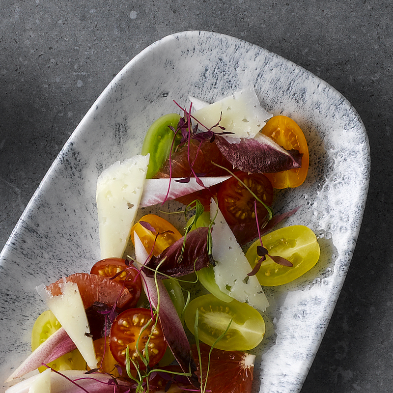 Studio Prints Stone Pearl Grey Chefs’ Oblong Plates 29.8 x 15.3 cm