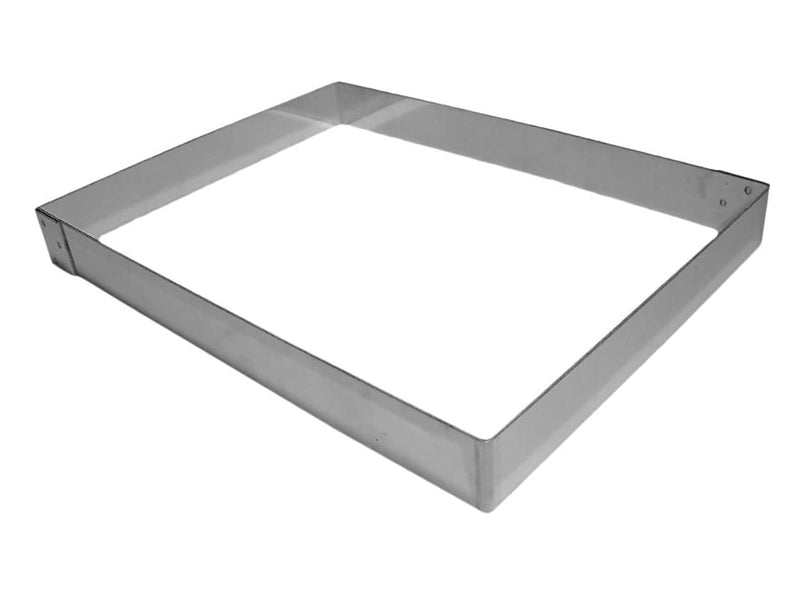 Rectangular cake frame, Stainless Steel 30 x 10 cm