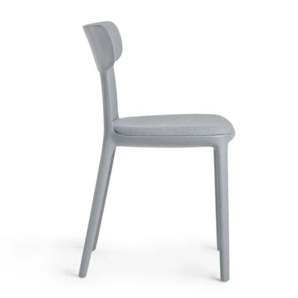 Canova chair Light grey with white seat fabric  (Only Available For Lebanon)