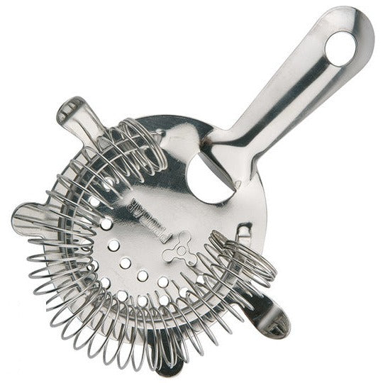 Bar Strainer With Coil Spring Stainless Steel 18 cm