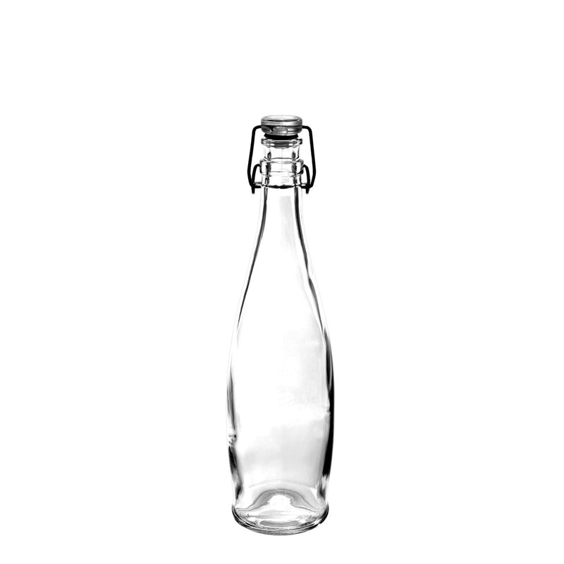 Juice Bottle Glass with hermetic cover 1000ml