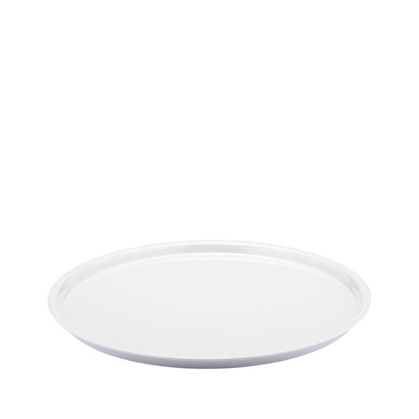 Round Melamine Plate 30cm - White