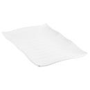 Wavy Melamine Platter 30x21cm - White